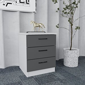 Ofis Mobilya Takımı Masa+sehpa+keson  Beyaz&antrasit O.f.b_10