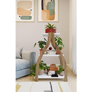 Lucy Saksılık-çiçeklik-dekoratif Yan Sehpa