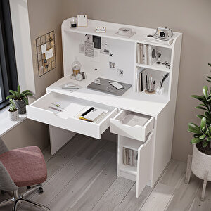 Country Çalişma Masasi Beyaz