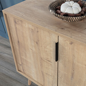 4814 Sırma 180 Cm ( Ahşap Ayakli , Metal Kulplu ) Konsol , Safir , Oturma Odası , Salon