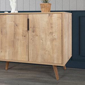 4814 Sırma 180 Cm ( Ahşap Ayakli , Metal Kulplu ) Konsol , Safir , Oturma Odası , Salon