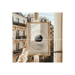 Geometrik Sanat 3 Parçalı Ahşap Çerçeveli Tablo Seti-2