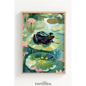 Yağmurlu Gün Ve Doğa 3 Parçalı Ahşap Çerçeveli Tablo Seti 50x70 cm