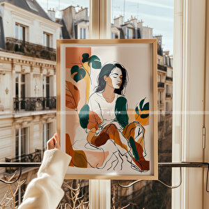 Akustik Anlar Temalı 3'lü Ahşap Çerçeveli Tablo Seti-21x30 21x30 cm