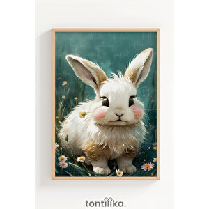 Orman Dostları 3’lü Ahşap Çerçeveli Dekoratif Tablo Seti 30x42 cm