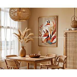 Doğa Temalı 3'lü Ahşap Çerçeveli Tablo Seti 21x30 21x30 cm