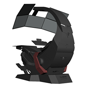 Twisted Minds Unicorn 2.0 Manticore Rgb Elektri̇kli̇ Deri̇ Döşeme Çeli̇k Profesyonel Gaming simulator