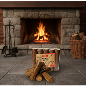 Fargo Sıkıştırılmış Doğal Bri̇ket Şömi̇ne Odunu 10 Kg