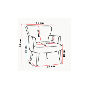 Çay Seti Koltuk Takımı - Keten Kumaş - Ahşap Ayak - Gürgen Iskelet - Krem