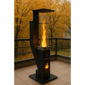Mini Cam Pelet Soba Trend Model Kamp,balkon,teras Tipi Yüksek Kalite - Pürmüz Ve Pelet Hediyeli