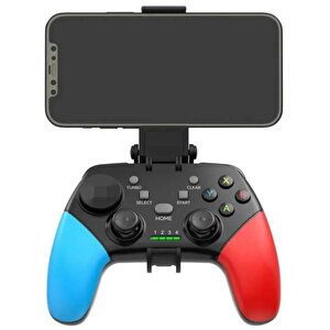 Kablosuz Oyun Kolu Telefon Tutacaklı Andorid/ios Uyumlu Nintendo-ps3-ps4-pc Uyumlu Bsp-g9, Si̇yah Siyah