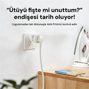 Yeco Sp-16 Akıllı Priz, Wi-fi Uyumlu, Telefonla Kontrol, 16a Akım Koruma, Enerji İzleme, 2 Adet
