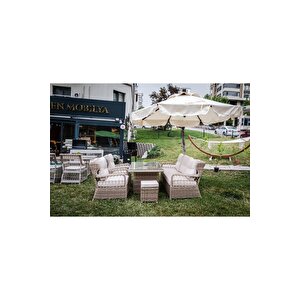 Bahçe Mobilyası Rattan Balkon Bahçe Teras Oturma Grupları,masa Sandalye Takımları Rattan Takım