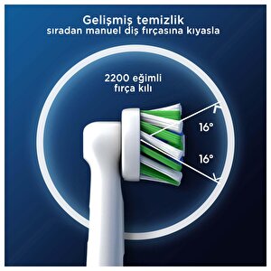 Oral-b Pro Cross Action X-filament Şarjlı Diş Fırçası Yedek Başlığı 4 Adet