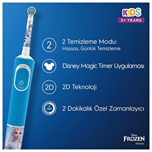 Oral-b D100 Vitality Frozen Özel Seri Çocuklar İçin Şarj Edilebilir Diş Fırçası