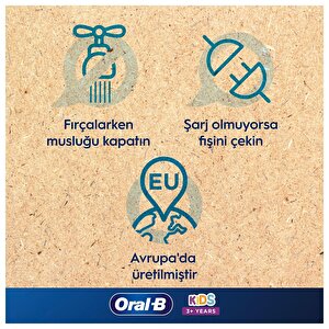 Oral-b D100 Vitality Frozen Özel Seri Çocuklar İçin Şarj Edilebilir Diş Fırçası