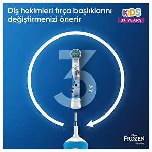 Oral-b D100 Vitality Frozen Özel Seri Çocuklar İçin Şarj Edilebilir Diş Fırçası