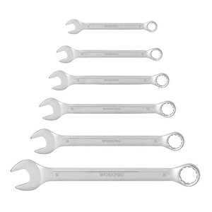 Workpro Wp202501 Cr-v 6 Parça Profesyonel Kombine Anahtar Takımı