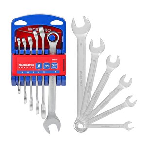 Wp202501 Cr-v 6 Parça Profesyonel Kombine Anahtar Takımı
