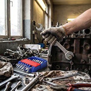 Workpro Wp202501 Cr-v 6 Parça Profesyonel Kombine Anahtar Takımı