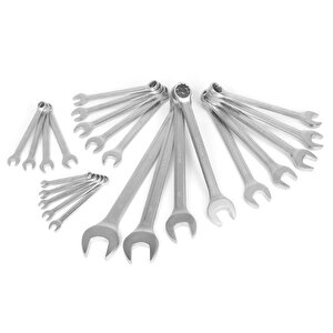 Wp202504 6-32mm 23 Parça Cr-v Profesyonel Kombine Anahtar Takımı + Bez Taşıma Kılıfı