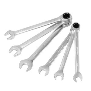 Wp202511 Cr-v 7 Parça Cırcırlı Profesyonel Kombine Anahtar Takımı