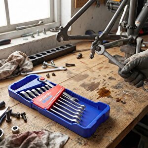 Workpro Wp202511 Cr-v 7 Parça Cırcırlı Profesyonel Kombine Anahtar Takımı