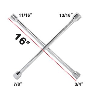Wp314005 17 19 21 23 Cr-v 400mm 4 Kollu Profesyonel Bijon Anahtarı