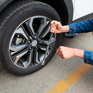 Workpro Wp314005 17 19 21 23 Cr-v 400mm 4 Kollu Profesyonel Bijon Anahtarı