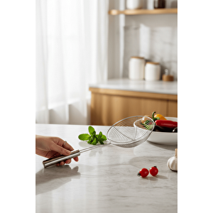 Çok Amaçlı Kızartma Kevgiri Meyve Sebze Kepçesi Makarna Süzgeci Mit1296