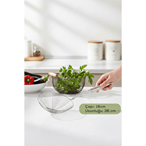 Çok Amaçlı Kızartma Kevgiri Meyve Sebze Kepçesi Makarna Süzgeci Mit1296