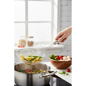 Çok Amaçlı Kızartma Kevgiri Meyve Sebze Kepçesi Makarna Süzgeci Mit1296