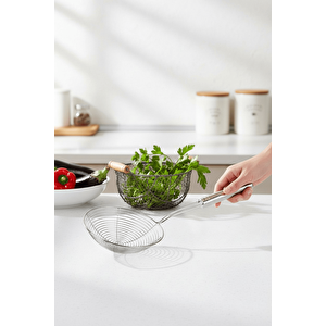 Çok Amaçlı Kızartma Kevgiri Meyve Sebze Kepçesi Makarna Süzgeci Mit1296