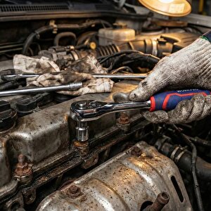 Workpro Wp271008 3/8’’ Cr-v Profesyonel Cırcır Lokma Kolu