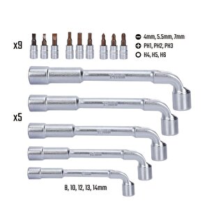 Wp204003 26 Parça Cr-v Profesyonel Motosiklet Tamir Alet Seti