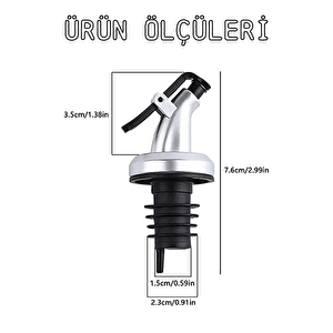 1 Adet Damlatmaz Sızdırmaz Kapaklı Yağdanlık Servis Aparatı Mit1298