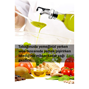 6 Adet Damlatmaz Sızdırmaz Kapaklı Yağdanlık Servis Aparatı Mit1300