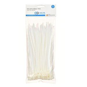 Günsan Beyaz 100'lü Kablo Bağı (10cm X 2.5mm)