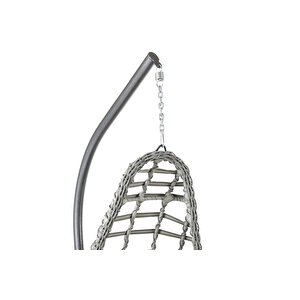 Tu Ti̇enda Seferihi̇sar Tek Ki̇şi̇li̇k Rattan Salıncak 135*135 Kahverengi