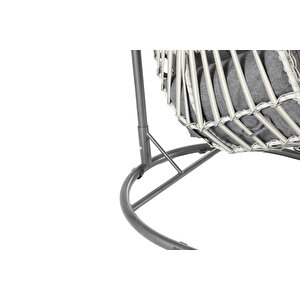 Tu Ti̇enda Seferihi̇sar Tek Ki̇şi̇li̇k Rattan Salincak 135*135 Gri