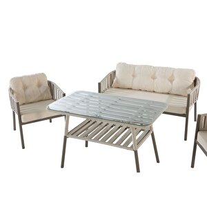 Galata 2+1+1+Masa(70x120) Bahçe Balkon Mutfak Takımı