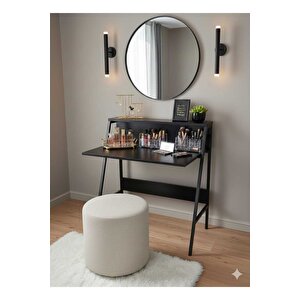 Piyano Siyah Çalışma Masası Çocuk Masası Oyuncu Masası Mutfak Masası Makyaj Masası Çok Amaçlı Masa Siyah - Siyah