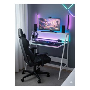 Piyano Beyaz Çocuk Çalışma Masası Oyuncu Masası Mutfak Masası Makyaj Masası Çok Amaçlı Masa Beyaz-Beyaz