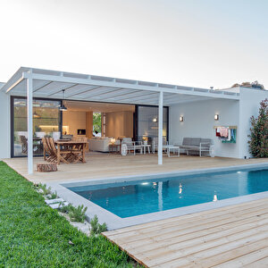 Belize 120cm 7 Borulu Duvara Monte Katlanabilir Çamaşır Kurutma Askısı Cappucino