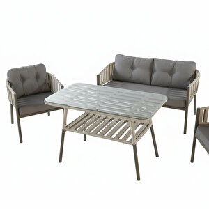 Galata 2+1+1+Masa (70x120) Bahçe Balkon Mutfak Takımı