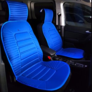 Toyota Yaris 2003-2005 Oto Koltuk Minderi Ön 2 Li Set Mavi Bumerang Scr