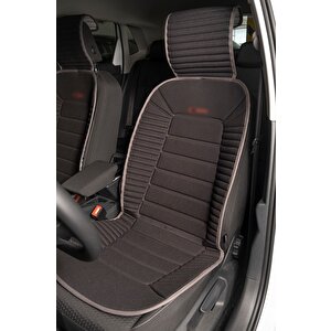 Audi S Serisi S7 Oto Koltuk Minderi Ön 2 Li Set Siyah Bumerang Scr