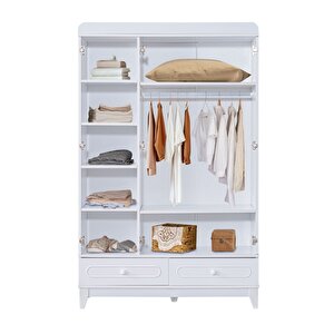 Royale Çocuk Odası Takımı, Flora Karyola, 3 Kapaklı Dolap, Şifonyer