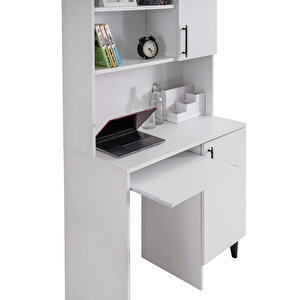 Çalışma Masası, Blesk Çalışma Masası Bilgisayar Masası Beyaz