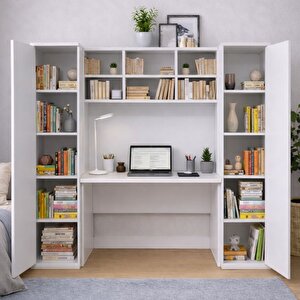 Çalışma Masası, Merisa 2 Kitaplıklı Çalışma Masası